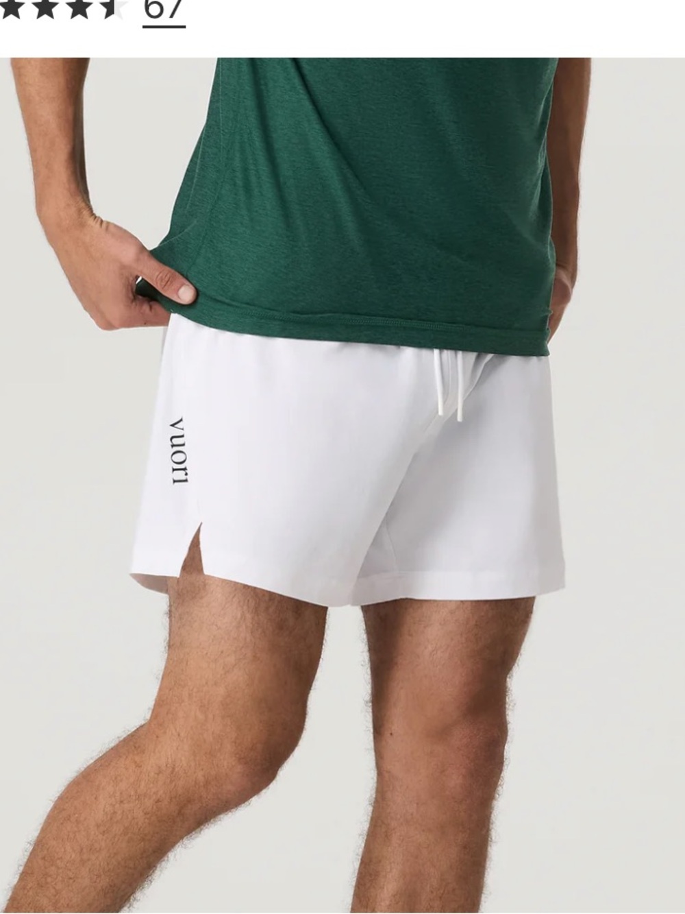 Vuori Crosscourt Short Unlined